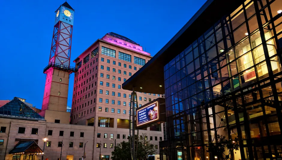 Celebration Square & the Living Arts Centre, Mississauga
